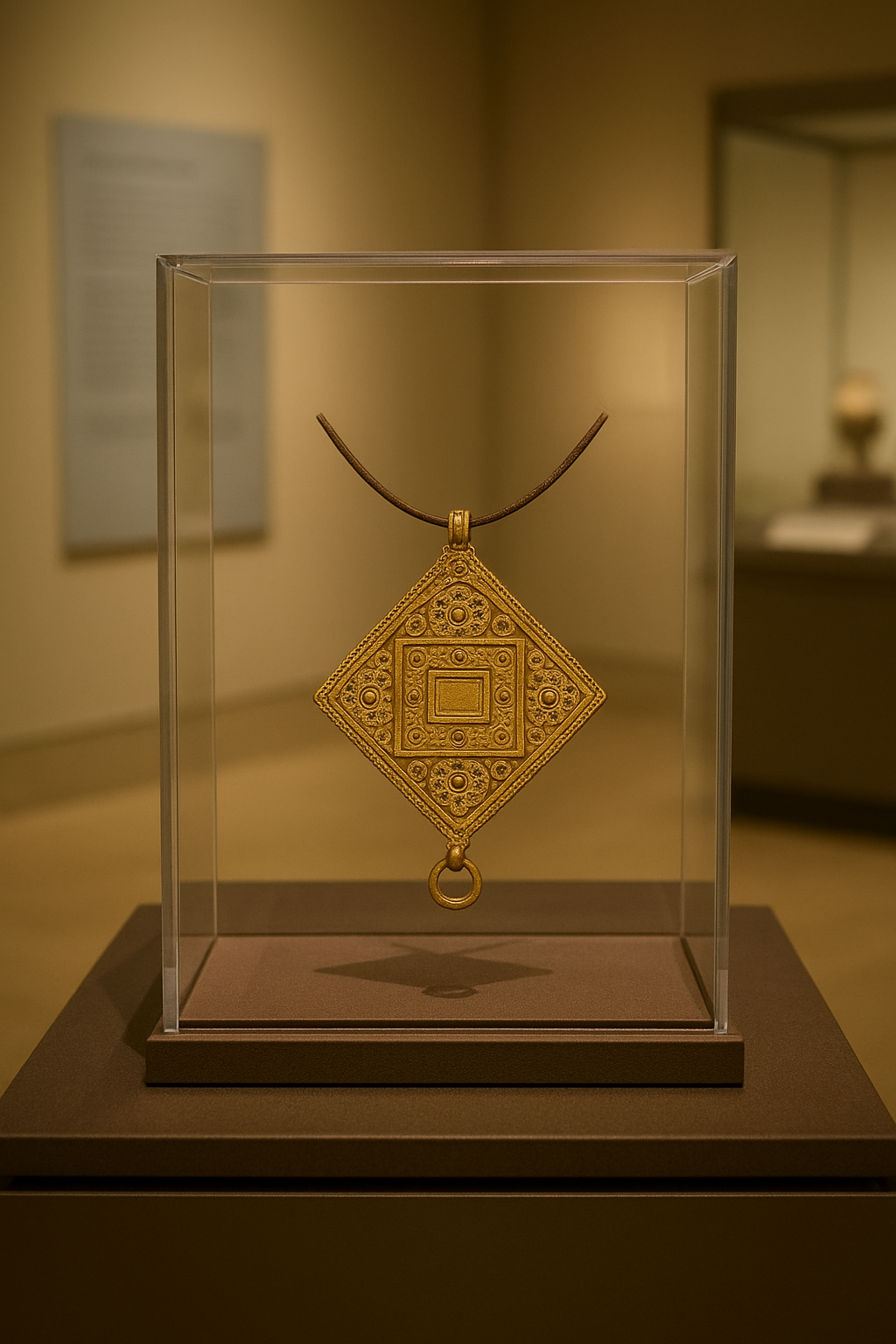 Colección Pendiente Oro Siglo Xiv Dibujo